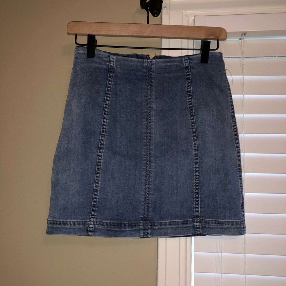Free People Modern Femme Denim Skirt size 4